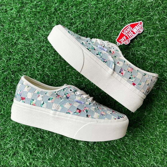 Vans Authentic Platform Woven Foral - Picture 6 of 8